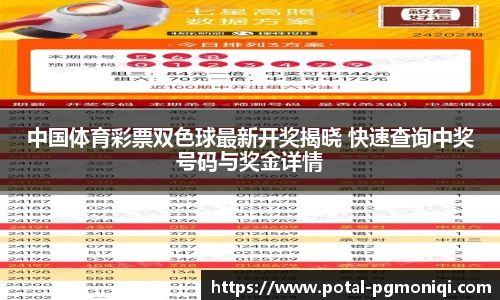 中国体育彩票双色球最新开奖揭晓 快速查询中奖号码与奖金详情